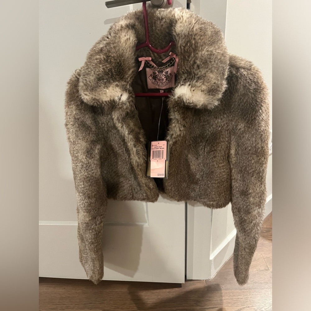 Vintage Juicy Couture Faux Fur bolero jacket - Picture 2 of 10